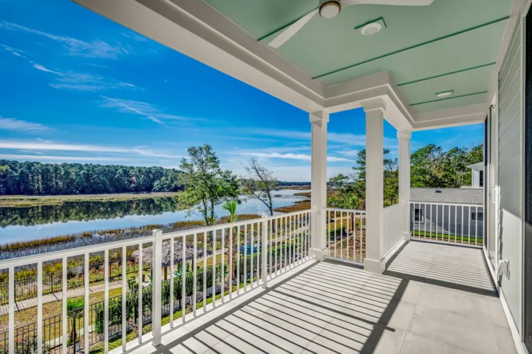 Custom waterfront home with great views in coastal carolina town of calabash, nc near the beach