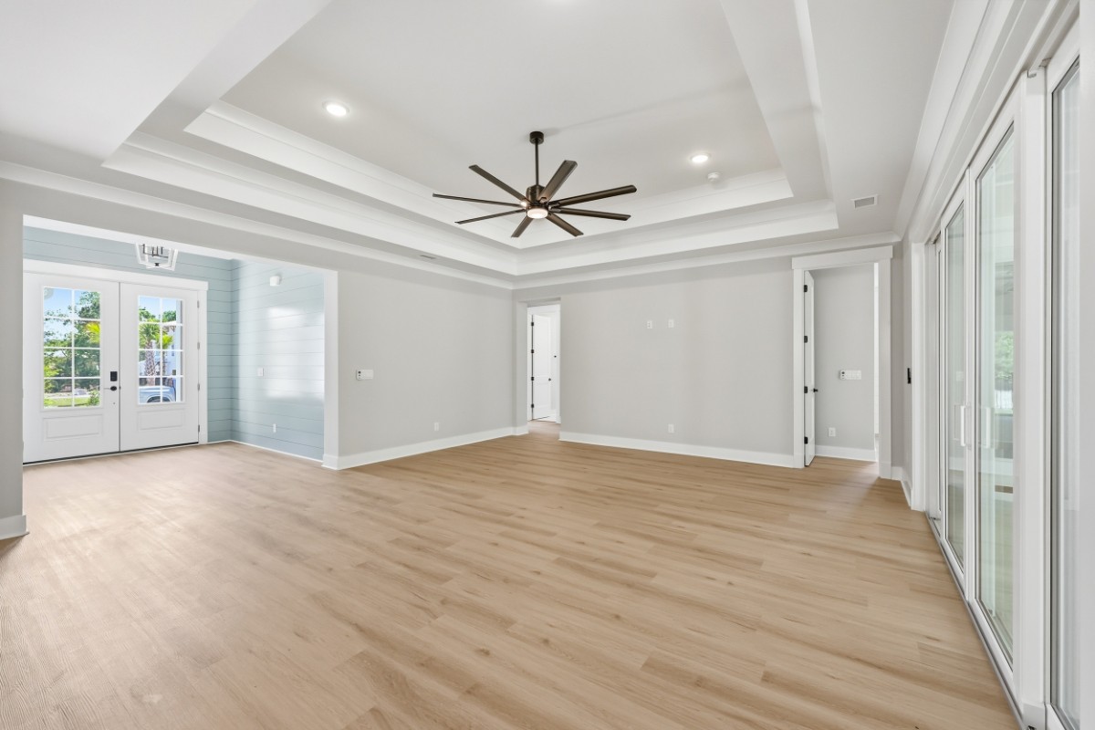 Open concept living in a new home for sale in Kingfish Bay Community near Ocean Isle Beach - Coastal Carolina Home.