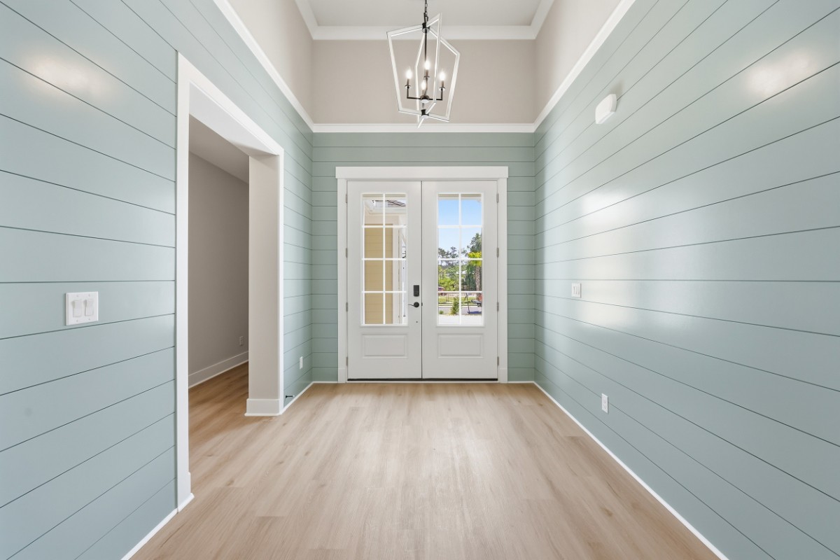 entry way to a custom home in calabash, nc, near Ocean Isle Beach